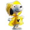 ALFABETO SNOOPY LISTO PARA LA LLUVIA 7