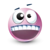 Pink facebook emoji by 8