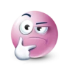 Pink facebook emoji by 11