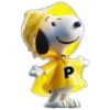 ALFABETO SNOOPY LISTO PARA LA LLUVIA 11