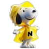 ALFABETO SNOOPY LISTO PARA LA LLUVIA 12