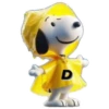 ALFABETO SNOOPY LISTO PARA LA LLUVIA 13
