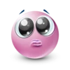 Pink facebook emoji by 15