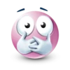 Pink facebook emoji by 19