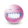 Pink facebook emoji by 21