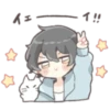 Hairy boy and cat 11
