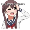 Sarcastic girl with pigtails 13
