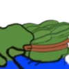 Peepo frog by 8