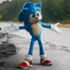Sonic in the movie 1 and 2 by 20