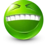 Green Face Emoji 23