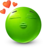 Green Face Emoji 26