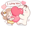 Honey & Bear | @cutestickers4you 13