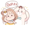 Honey & Bear | @cutestickers4you 21