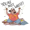 YOU'RE NOT 'WHITE! woww AMAME