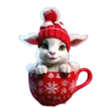 Зимнее звери в крYжках @cats_Crystal 30