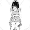 Honjo Natsuho ‣ @animestickerb @pinterest_to_stickerbot 18