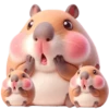 Kapi Capybara @SbornikStickers 16