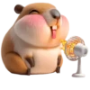 Kapi Capybara @SbornikStickers 23