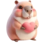Kapi Capybara @SbornikStickers 26