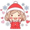 Santa girl & Reindeer ⛄❄🤶🏻 25