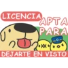 LICENCIA APTA PARA DEJARTE EN VISTO