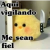 Aqui vigilando S Me sean fiel B