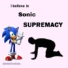 i believe in Sonic SUPREMACY @infinitedixie