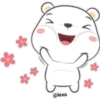 "Cute White Bear" 9