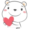 "Cute White Bear" 17