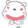 "Cute White Bear" 19