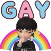 GAY @Harley stickers +