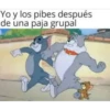 Yo y los pibes después
de una paja grupal