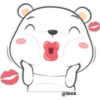 "Cute White Bear" 30