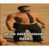 se me está poniendo
tiesa