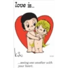 love is...
o
ком
...seeing one another with
your heart.