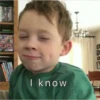 I know