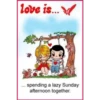 love is...
.. spending a lazy Sunday
afternoon together.