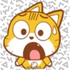 Emoji cat Amarillo 5