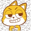 Emoji cat Amarillo 6