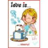 love is...
... steamy!