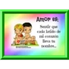 Amor es:
Sentir que
cada latido de
mi corazón
lleva tu
nombre.