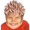 Caritas niño chistoso 9