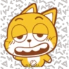 Emoji cat Amarillo 10