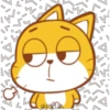 Emoji cat Amarillo 11