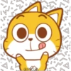 Emoji cat Amarillo 15