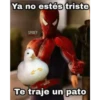 Ya no estés triste
SPIDEY
Te traje un pato