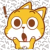 Emoji cat Amarillo 21