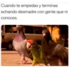 Cuando te empedas y terminas
echando desmadre con gente que ni
conoces.