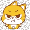 Emoji cat Amarillo 26
