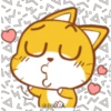 Emoji cat Amarillo 30